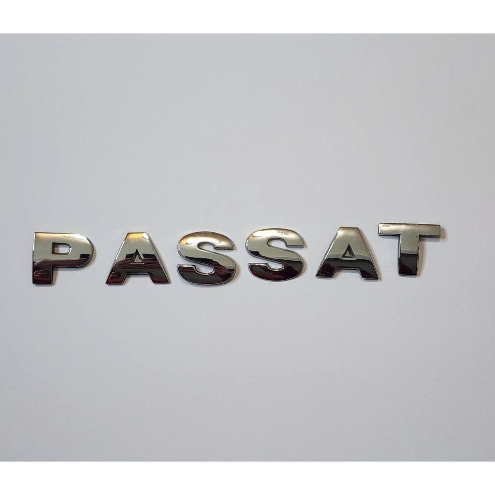 VW PASSAT REAR TRUNK LID EMBLEM LOGO BADGE SYMBOL USED OEM (2003)
